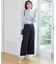 【カタログ掲載・定番人気・新色追加】コットンサテンクロップド丈ワイドストレート パンツ