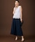 【カタログ掲載・ご好評アイテム・累計4000本・追加生産・ウエストゴム・セットアップ対応】エアリーツイルキュロット パンツ