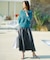 【ヘルシーな透け感】リネンミドルゲージメッシュ ニット
