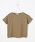【きれい目カジュアル・顔まわり華やか】ビジュー Tシャツ