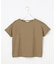 【きれい目カジュアル・顔まわり華やか】ビジュー Tシャツ