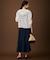 【WEB限定・1枚で華やぐ・旬スタイル】テクスチャーレーシージップ パーカー