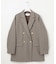 【SHIHOさん着用・オンオフ活躍・品よく決まる】チェックパターン ジャコット