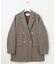【SHIHOさん着用・オンオフ活躍・品よく決まる】チェックパターン ジャコット