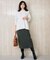 【カタログ掲載】ウールカシミヤブレンドスパンコールクルーネック ニット