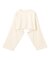 【BEIGE、ecru/WEB限定・洗える】JERSEY STITCH / コットンクロップドトップス