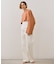 【BEIGE、ecru/WEB限定・洗える】JERSEY STITCH / コットンクロップドトップス