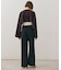 【BEIGE、ecru/WEB限定・洗える】JERSEY STITCH / コットンクロップドトップス