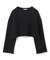 【BEIGE、ecru/WEB限定・洗える】LOOP BACK / コットンスウェットクロップドトップス
