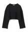 【BEIGE、ecru/WEB限定・洗える】LOOP BACK / コットンスウェットクロップドトップス