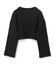 【BEIGE、ecru/WEB限定・洗える】LOOP BACK / コットンスウェットクロップドトップス