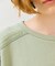 【BEIGE、ecru/WEB限定・洗える】LOOP BACK / コットンスウェットクロップドトップス