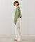 【BEIGE、ecru/WEB限定・洗える】LOOP BACK / コットンスウェットクロップドトップス