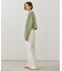 【BEIGE、ecru/WEB限定・洗える】LOOP BACK / コットンスウェットクロップドトップス