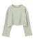 【BEIGE、ecru/WEB限定・洗える】LOOP BACK / コットンスウェットクロップドトップス