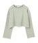 【BEIGE、ecru/WEB限定・洗える】LOOP BACK / コットンスウェットクロップドトップス