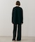 【BEIGE、ecru/WEB限定・洗える】LOOP BACK / コットンスウェットリブトップス