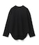 【BEIGE、ecru/WEB限定・洗える】LOOP BACK / コットンスウェットリブトップス