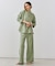 【BEIGE、ecru/WEB限定・洗える】LOOP BACK / コットンスウェットリブトップス
