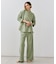 【BEIGE、ecru/WEB限定・洗える】LOOP BACK / コットンスウェットリブトップス