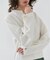 【洗える】RUE / スリットネックフォルムブラウス