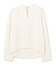 【洗える】RUE / スリットネックフォルムブラウス