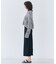 【洗える・STORY 6月号掲載】THYME / クルーネックコットンメッシュニット