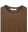 【BEIGE、ecru/WEB限定・洗える】FINE DRY TOUCH / ねじりデザインコットンオーバーサイズTシャツ