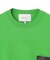 【洗える】NADIA / レザーポケット付き半袖ニットTシャツ
