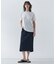 【洗える】VERONICA / カラーステッチ半袖クルーネックＴシャツ