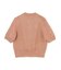 【洗える】VANDA / ラメ入りクルーネック半袖カーディガン