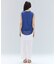 【洗える】VALOIS / バックシフォンレーヤードニット