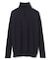 【洗える・VERY NaVY掲載】LA MONNAIE / バイカラーウールタートルニット
