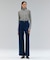 【洗える】MODESTO / ジャージーストレッチタートルトップス