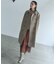 CALLERRY / シルク混ドットギャザーワンピース