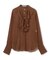 CALLERRY / シルク混ドットラッフルブラウス