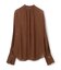 CALLERRY / シルク混ドットラッフルブラウス