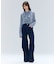 CALLERRY / シルク混ドットラッフルブラウス