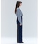 CALLERRY / シルク混ドットラッフルブラウス