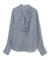 CALLERRY / シルク混ドットラッフルブラウス