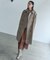 【洗える・Precious掲載】TAFT / コットンカシミヤスウェットニットトップス