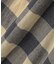 HOBBS / フェイクレザーポケットウールチェックラップスカート