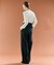 【Precious掲載】DELAND / ウールピンストライプハイウエストタックパンツ