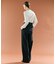 【Precious掲載】DELAND / ウールピンストライプハイウエストタックパンツ