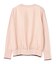 CHLOR / ウールシルクツイルドッキングVネックニット
