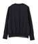 CHLOR / ウールシルクツイルドッキングVネックニット