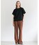 【STORY 掲載】GYPSUM / シルキータッチ セミワイドタックパンツ