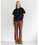 DIOP / スビンコットン ドレープTシャツ