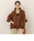 《セットアップ対応》【MAQWEL/マクウェル】ウォッシャブルシアーブルゾン