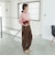 【CLASSY.お仕事名品大賞 『美脚パンツ賞』受賞！】ウォッシャブルドットツッキリテーパードパンツ